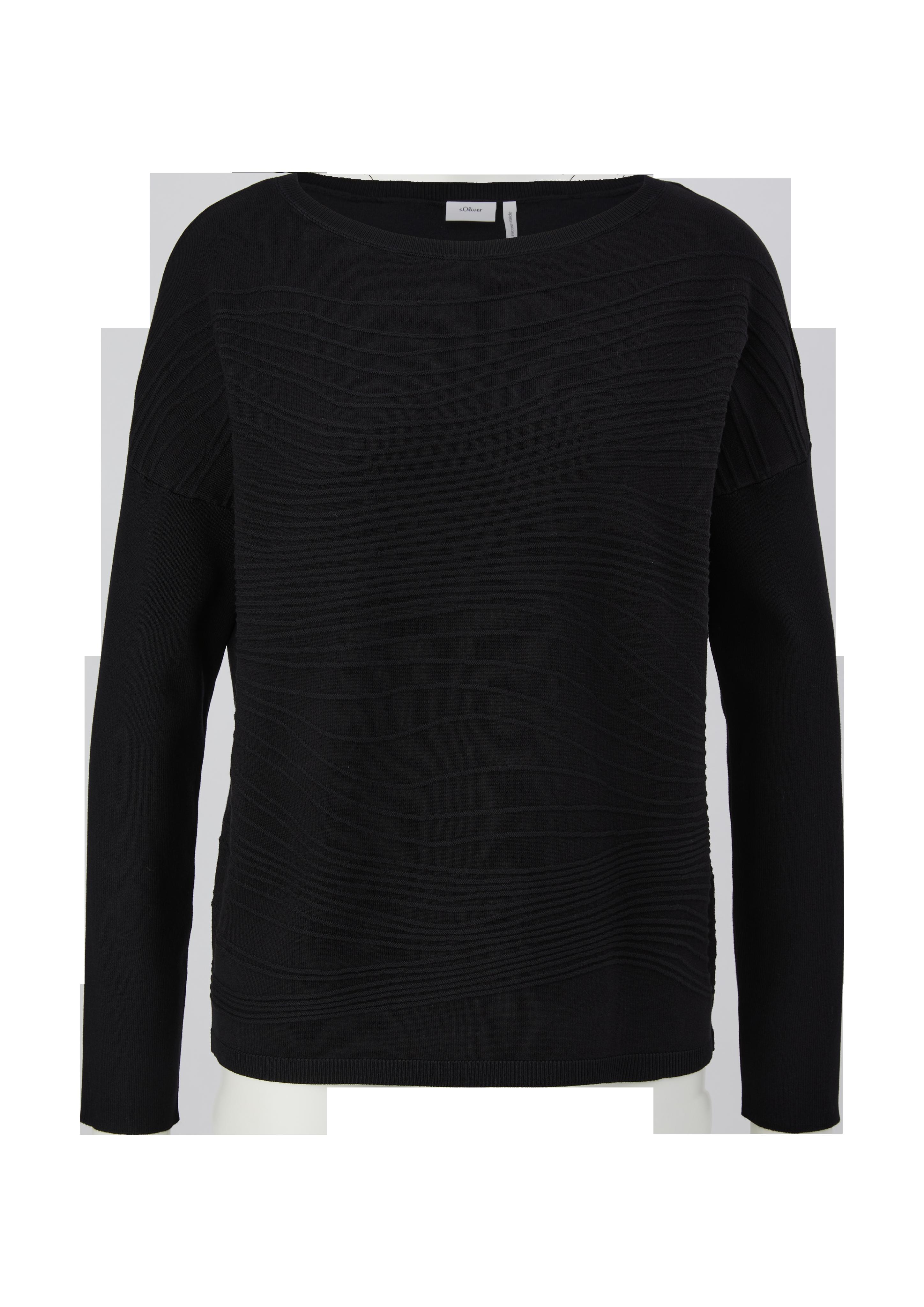 Pullover mit feinen Strickstreifen  2122153-9999