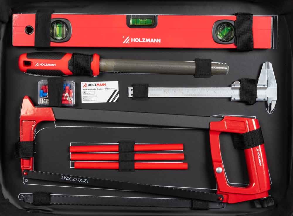 Holzmann WZK167PRO kufrík na náradie, 167 dielov