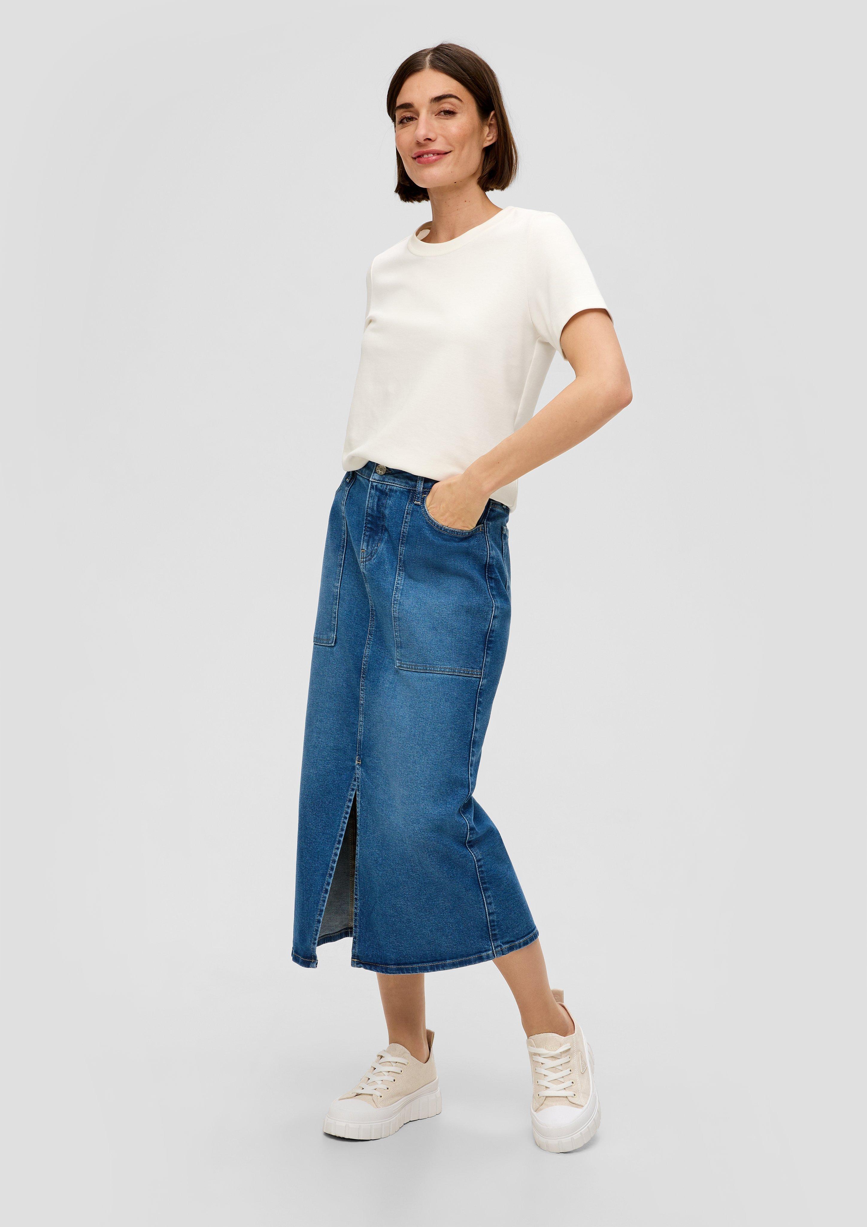 Jeansrock mit Gehschlitz  2140989-54Z6