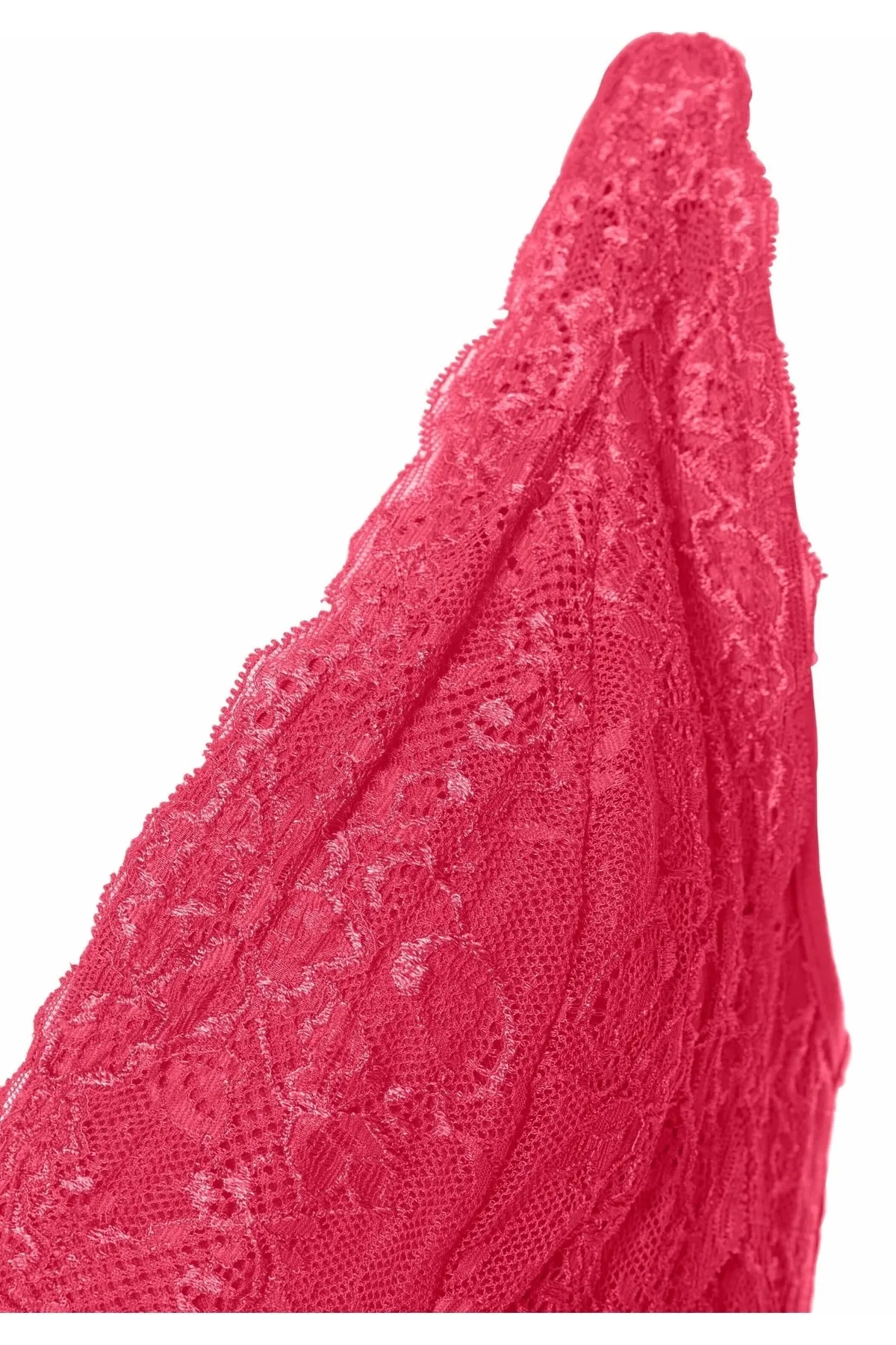 LASCANA  Negligé - Rot - Unifarben