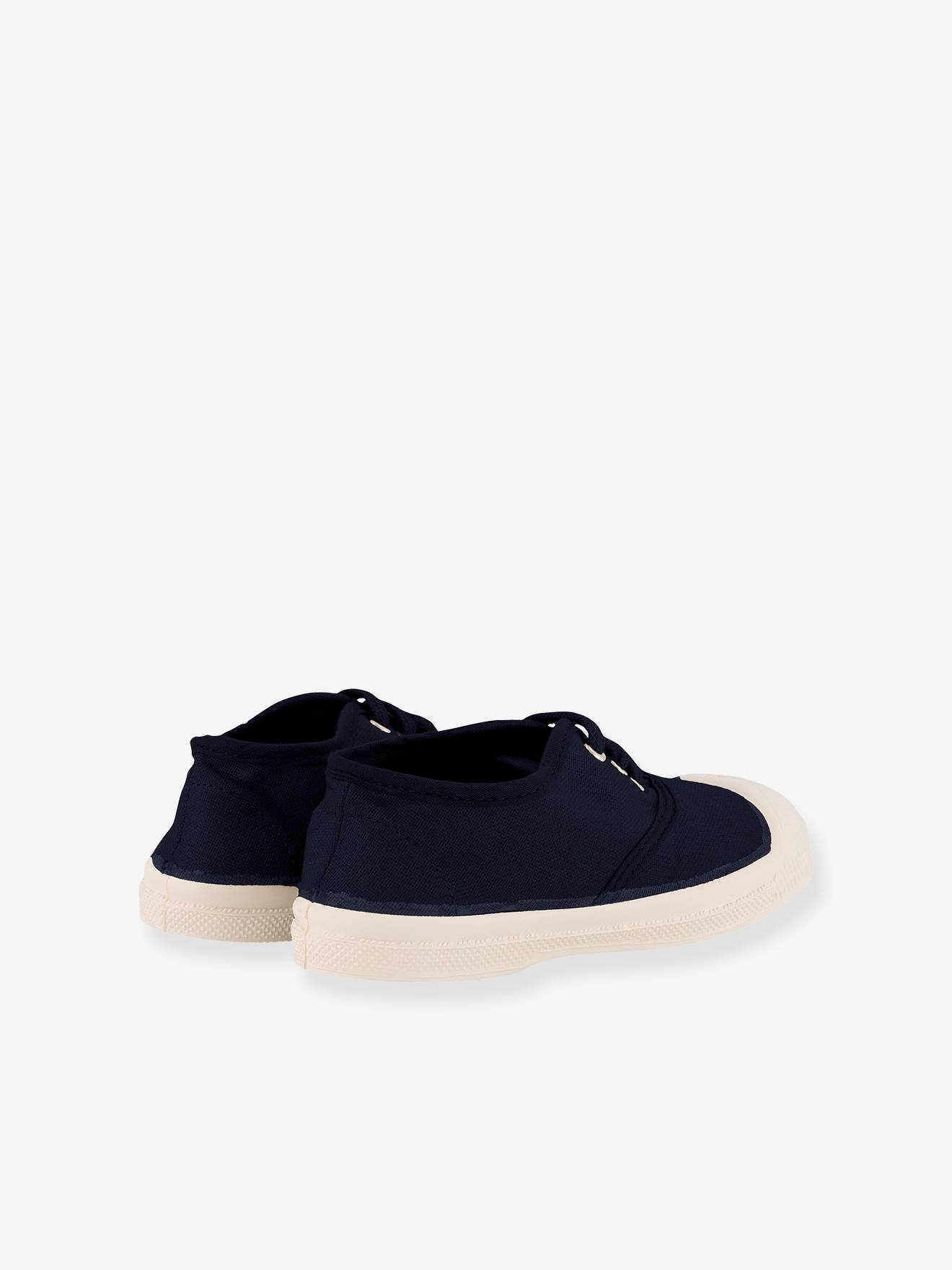 Tennis à lacets coton enfant BENSIMON® marine