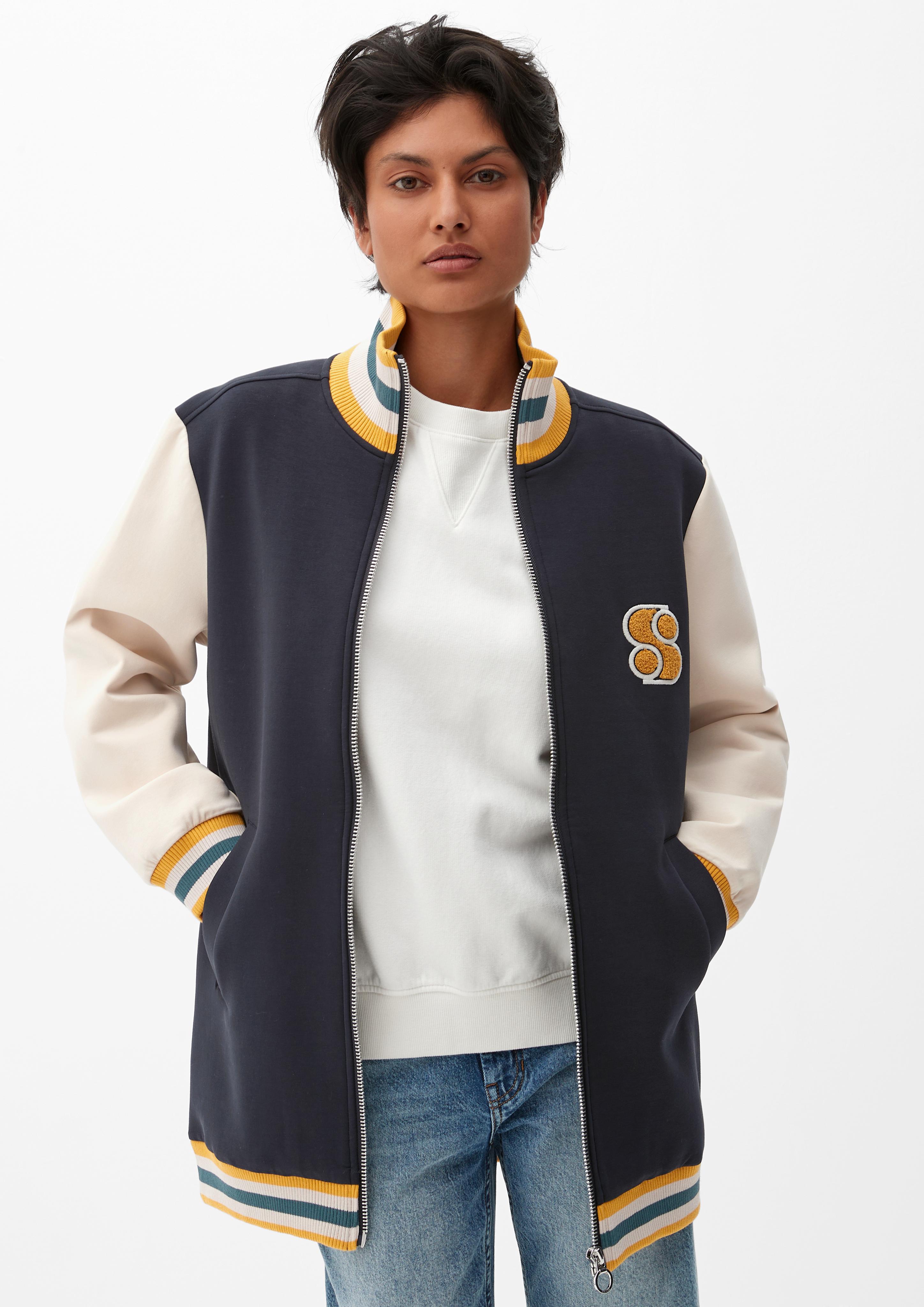 College-Jacke aus Scuba  2122008-5989