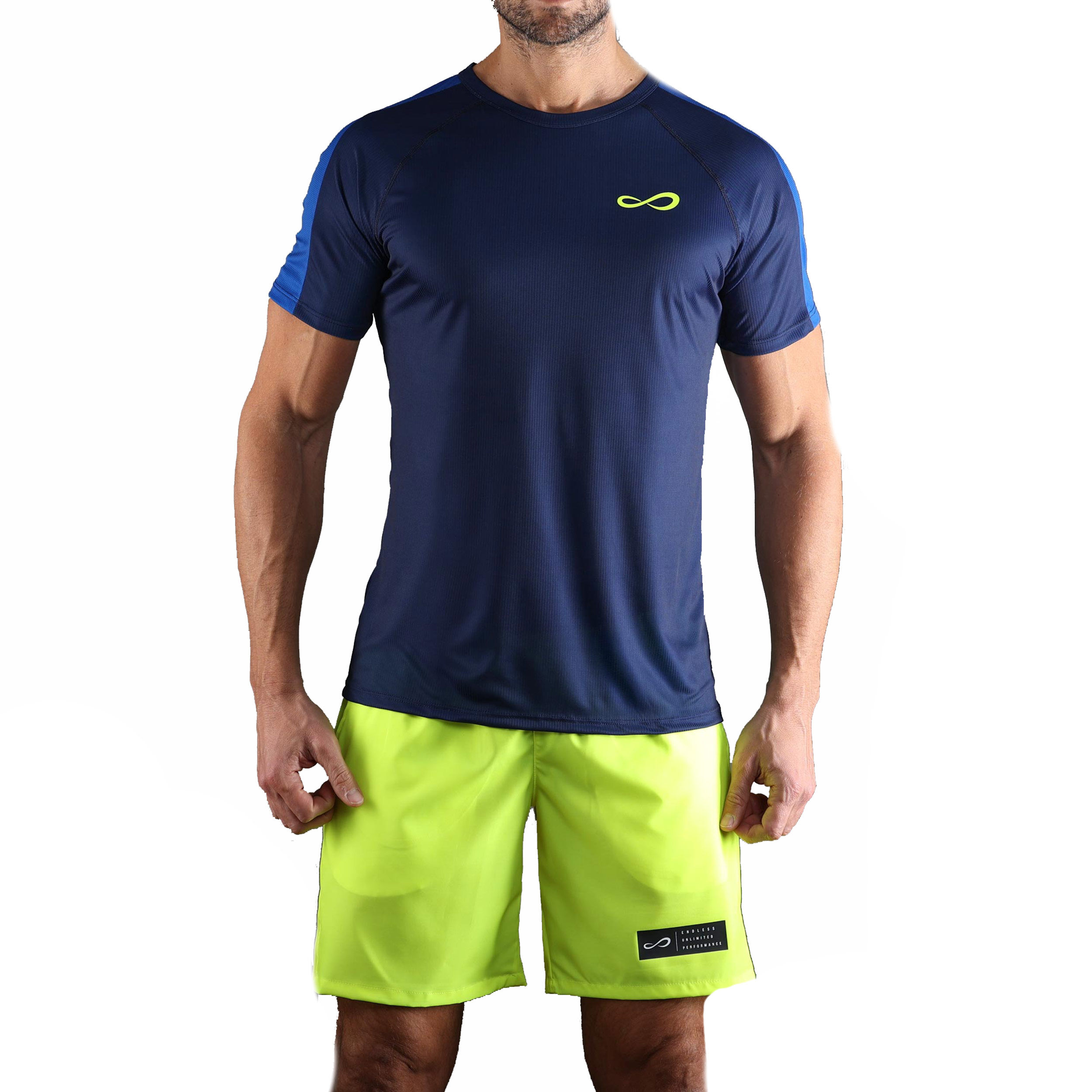 Crossback T-Shirt Herren - Blau