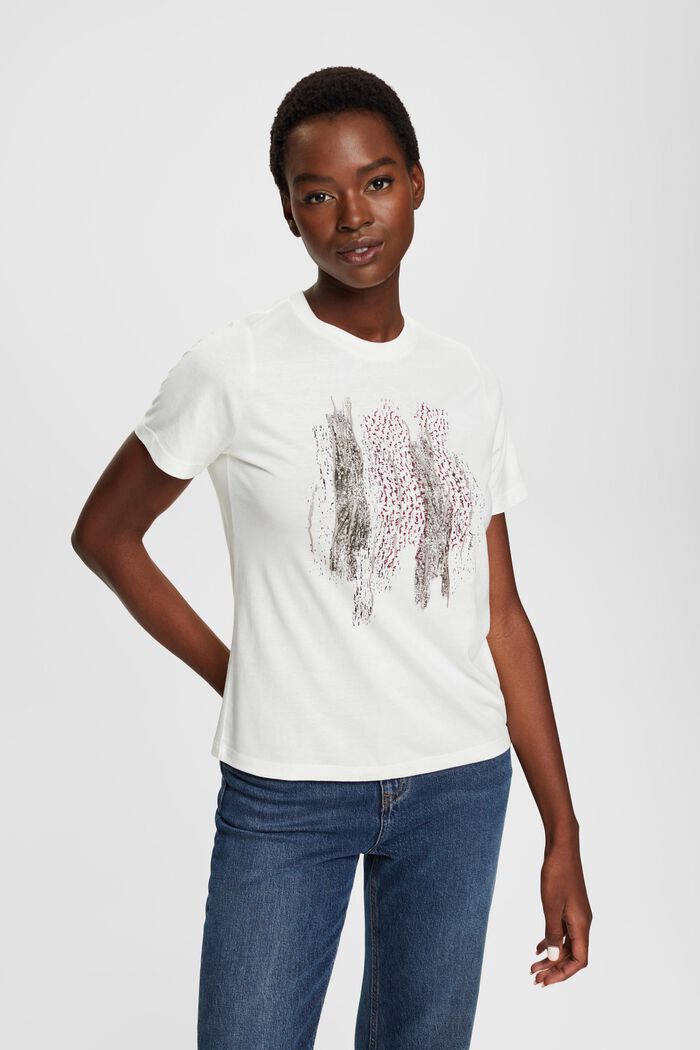 Logo-T-Shirt, TENCEL™ Mix