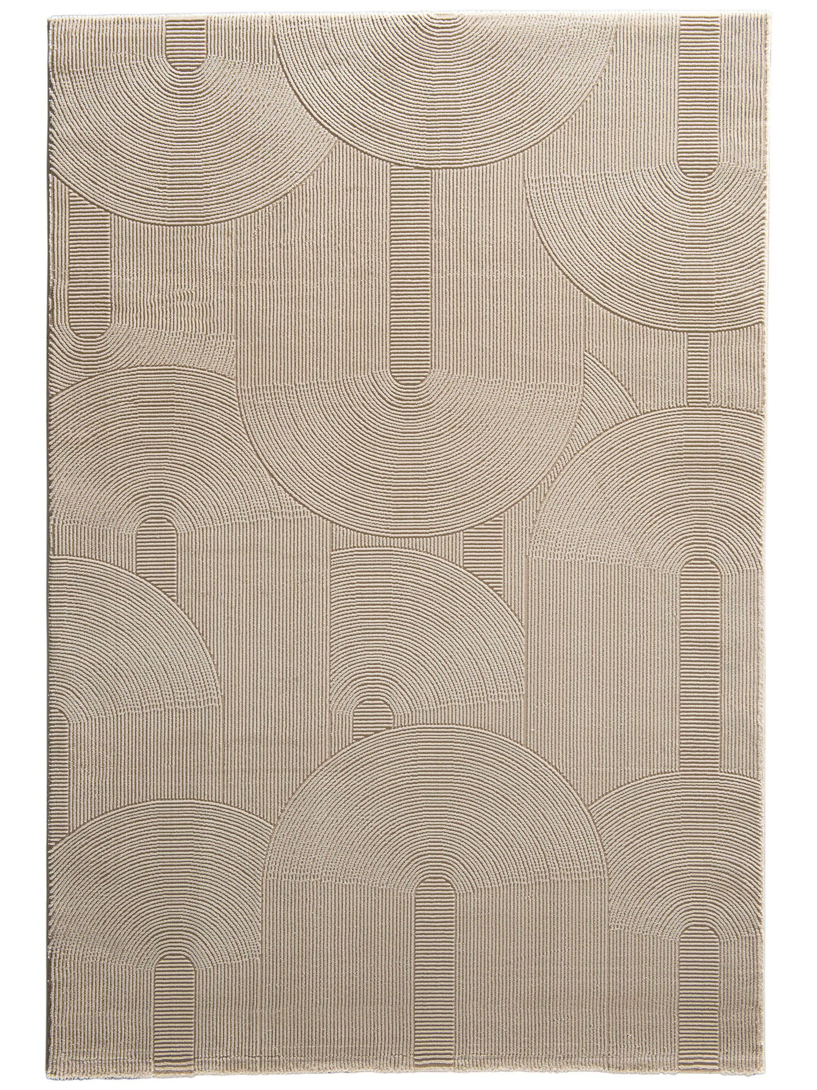 Biarritz Moderner Teppich, Taupe