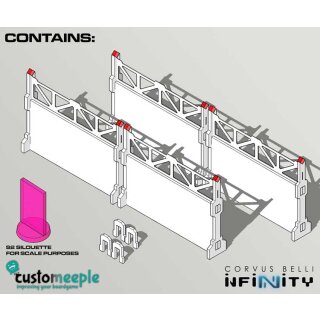 Neon City Walls (4 units)