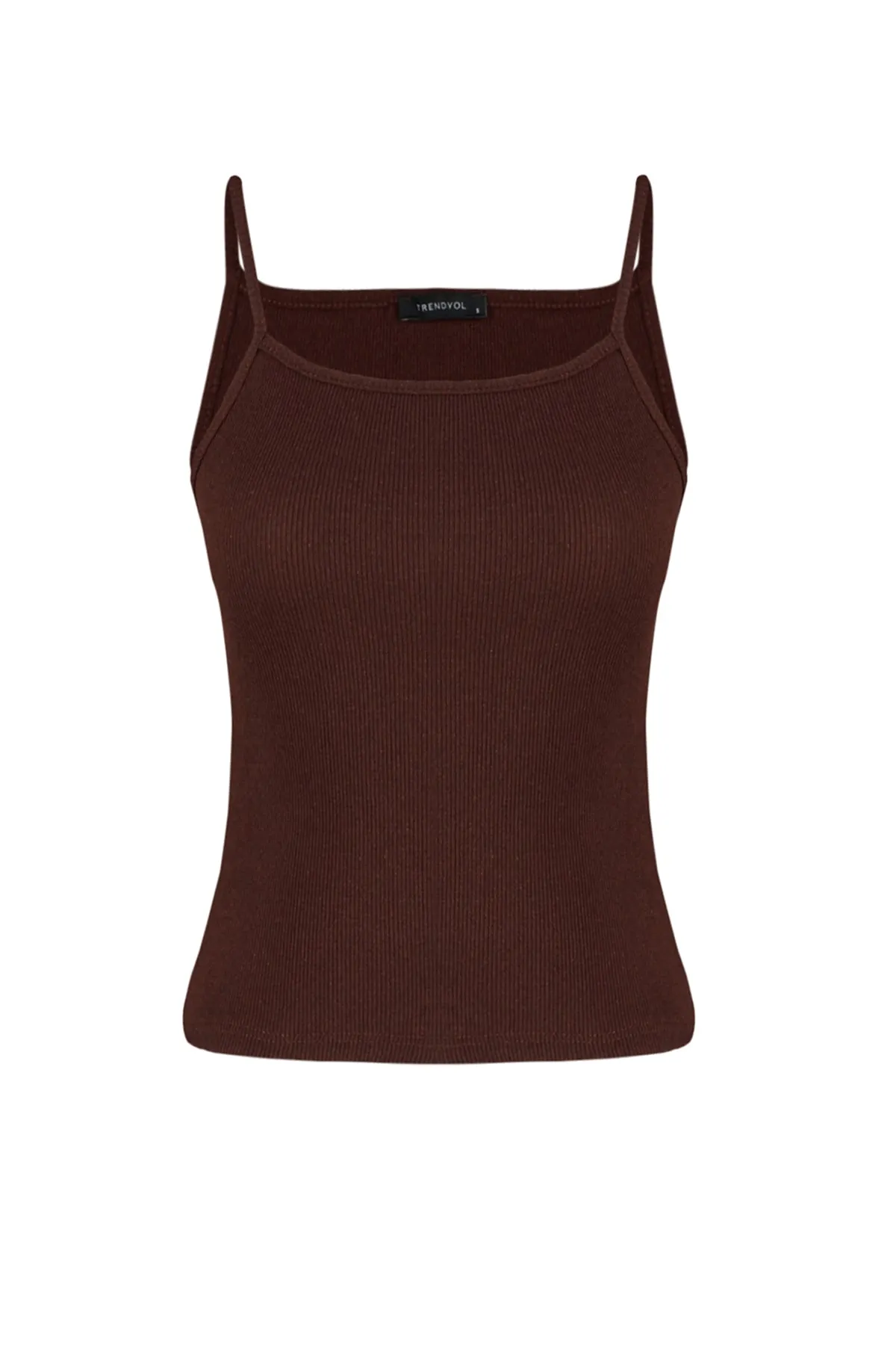 Trendyol Collection  Unterhemd - Braun - Slim Fit