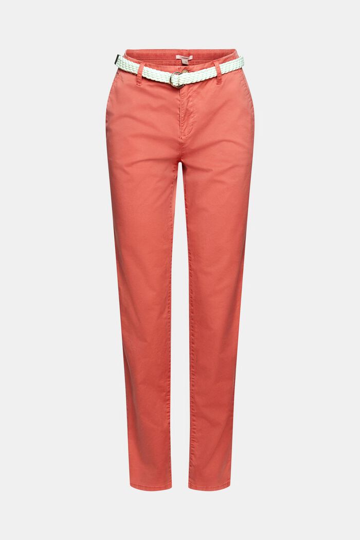 Chino mit Flechtgürtel