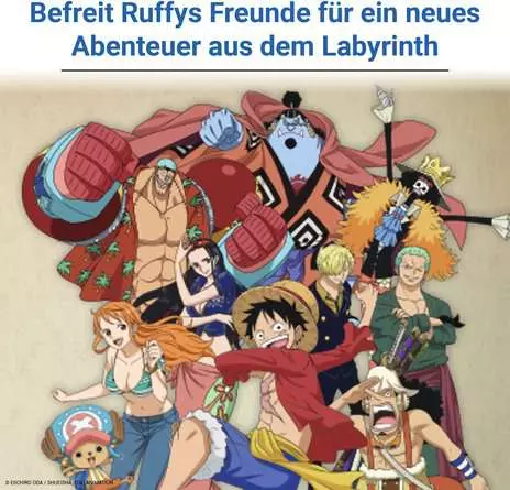 One Piece Labyrinth - Spiel ab 7 Jahren