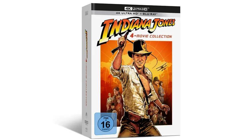 Indiana Jones 1-4 - 4K UHD - Digipack Collection - Exklusiv