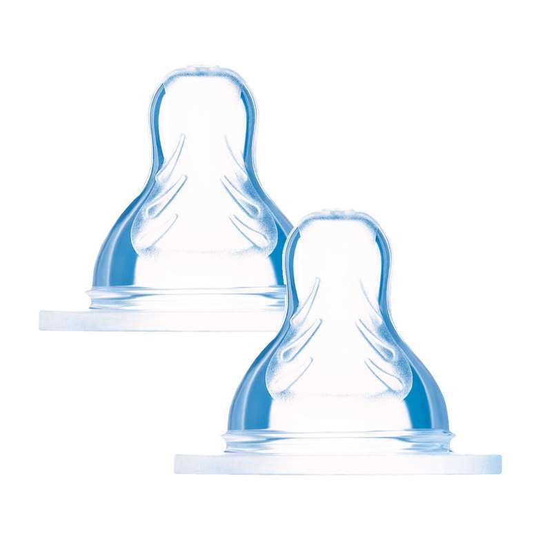 Lot de 2 tétines anatomiques débit rapide MAM