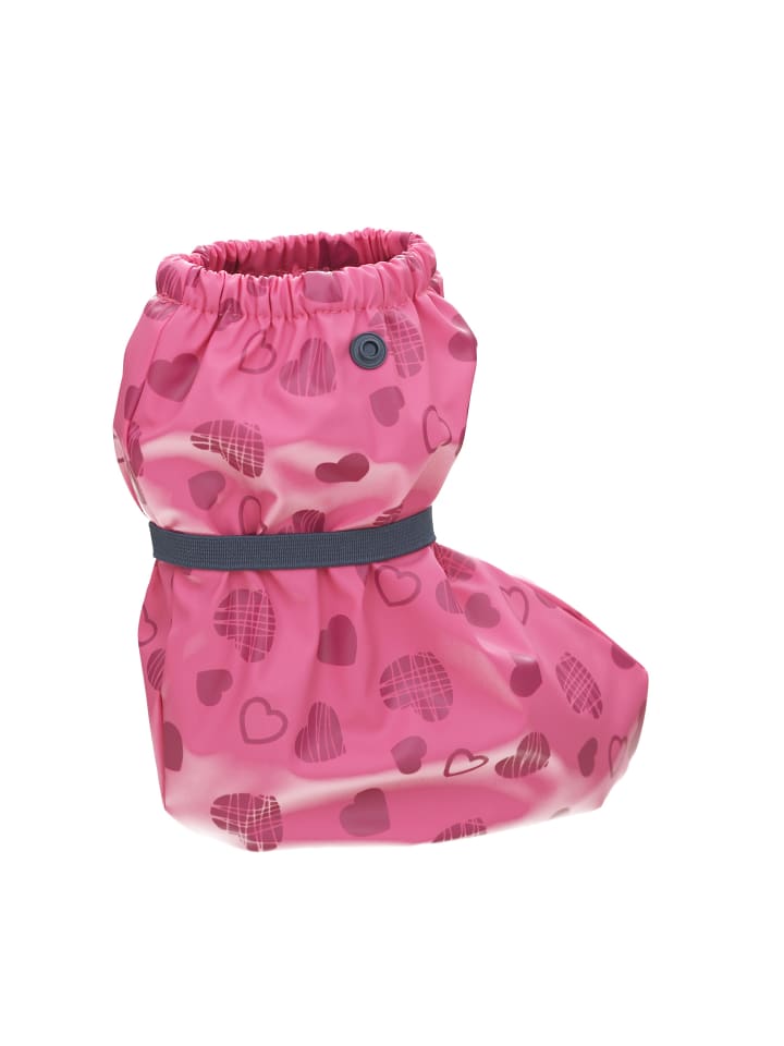 Playshoes Regenfüßlinge mit Fleece-Futter Herzchen in Pink günstig kaufen
