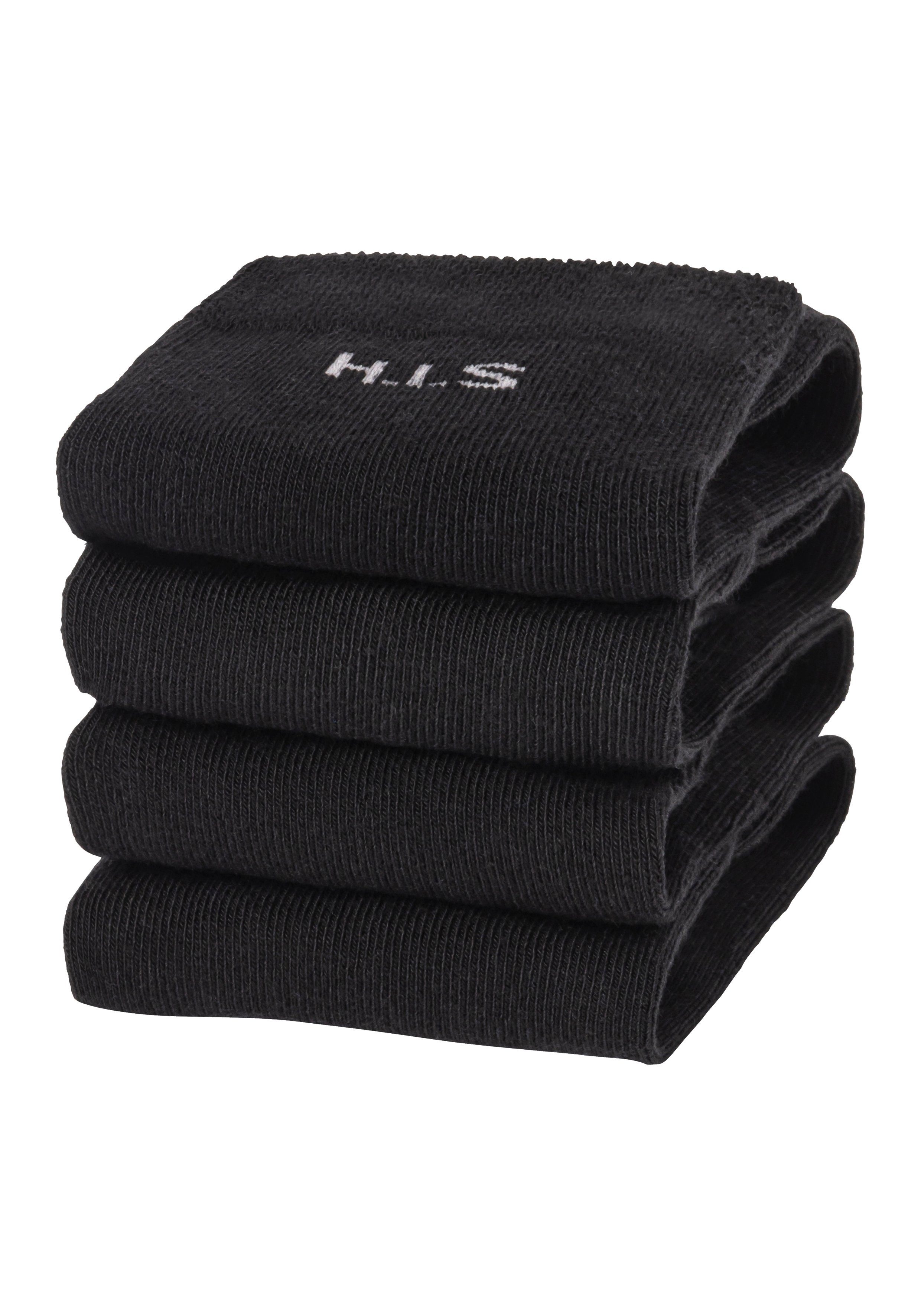 H.I.S Socken (Set, 4-Paar) ohne einschneidendes Bündchen