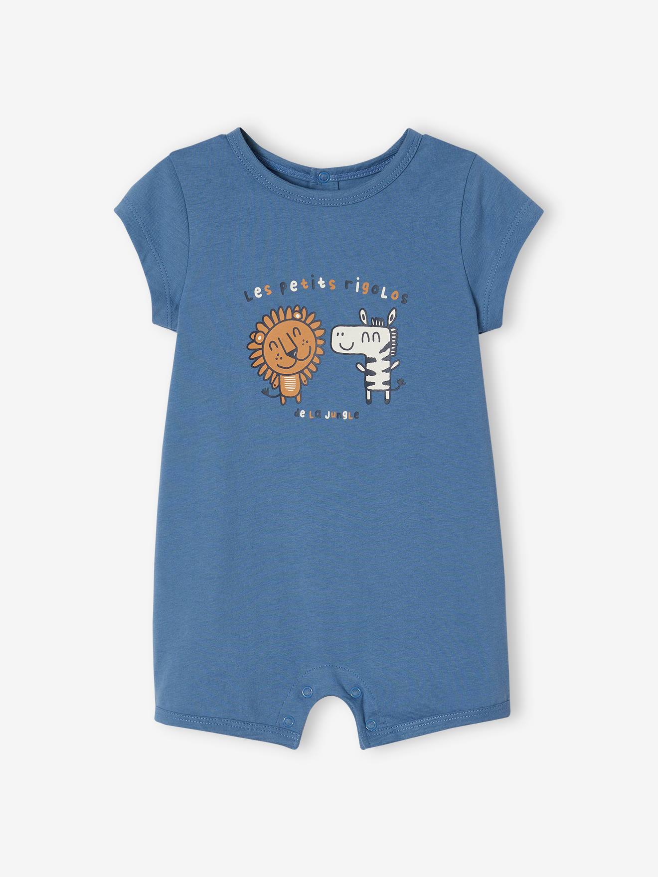 Vertbaudet Baby Kurzoverall BASIC - karamell