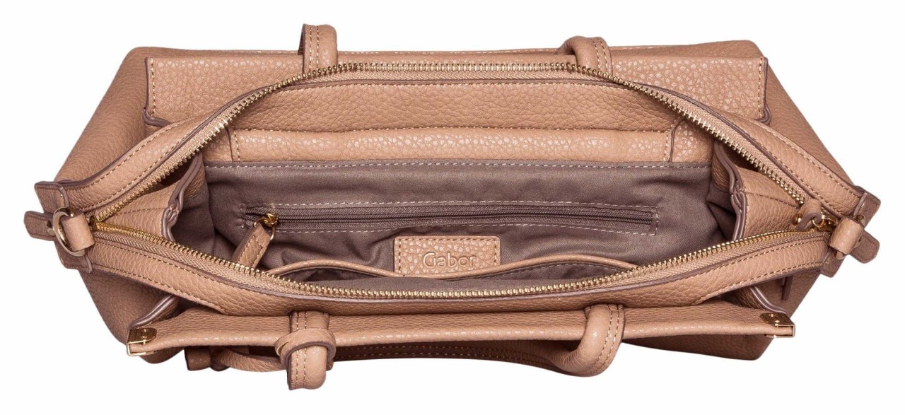 GABOR Handtaschen schwarz GELA Zip shopper, nature