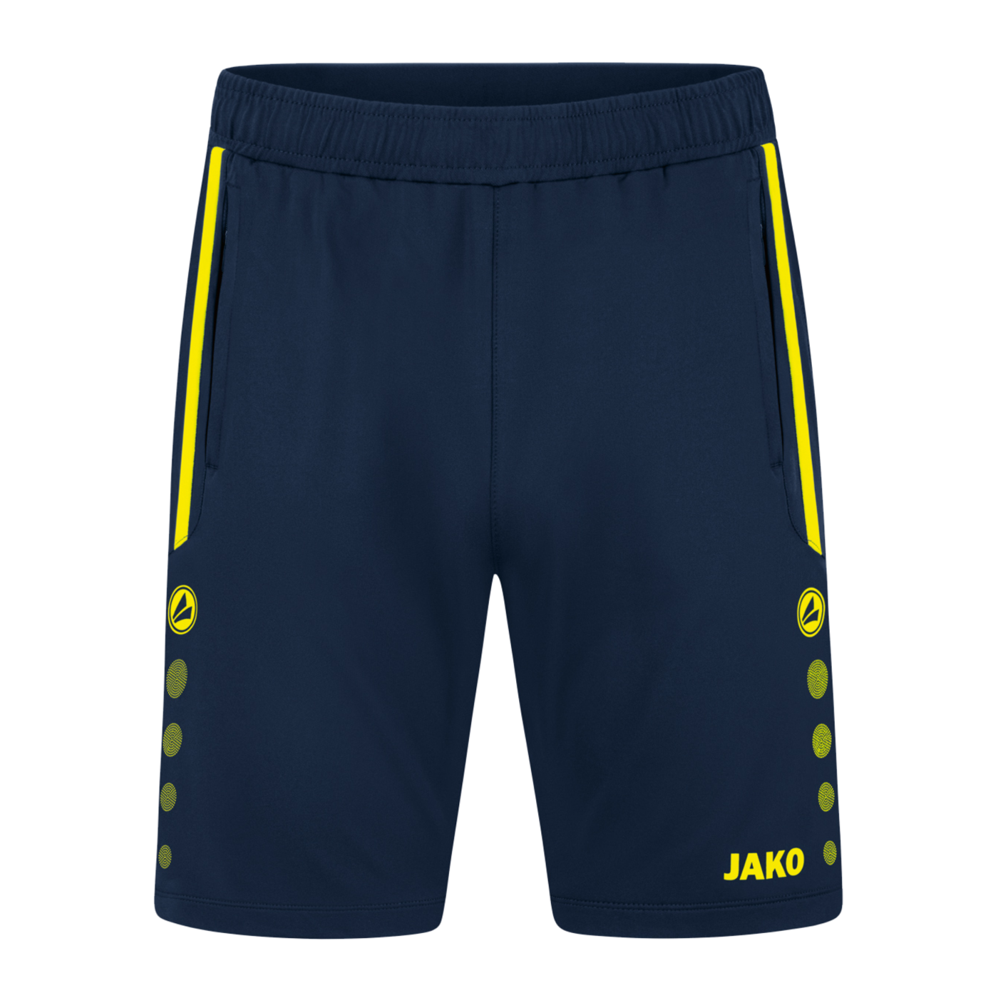 JAKO Allround Trainingsshort Kids Blau Gelb F904