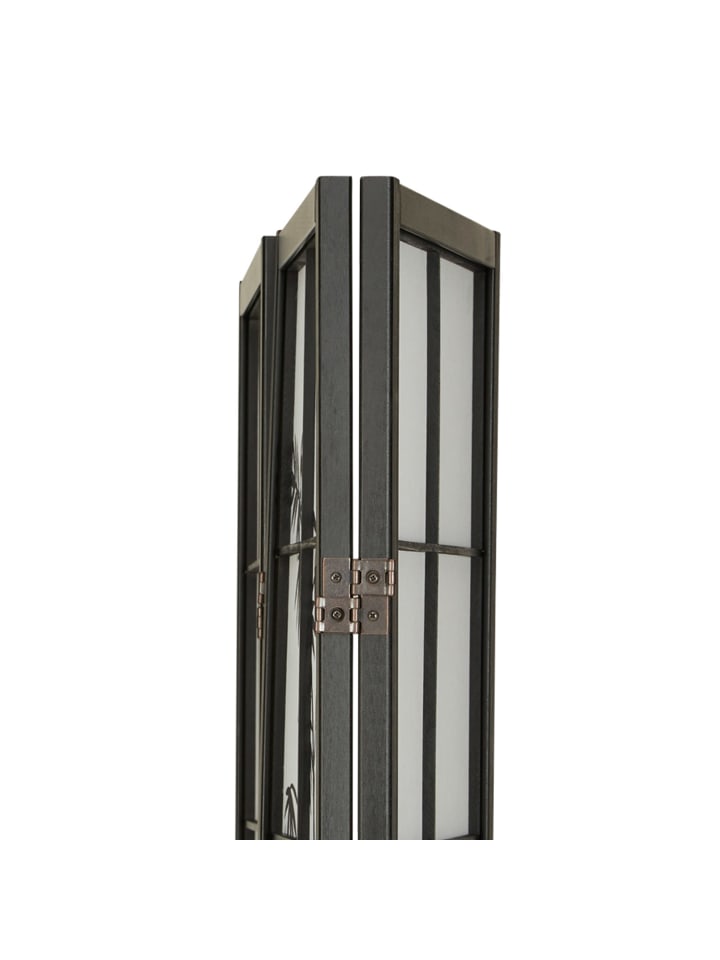 Homestyle4u 4-tlg. Paravent in Schwarz 176x179 günstig kaufen onesize