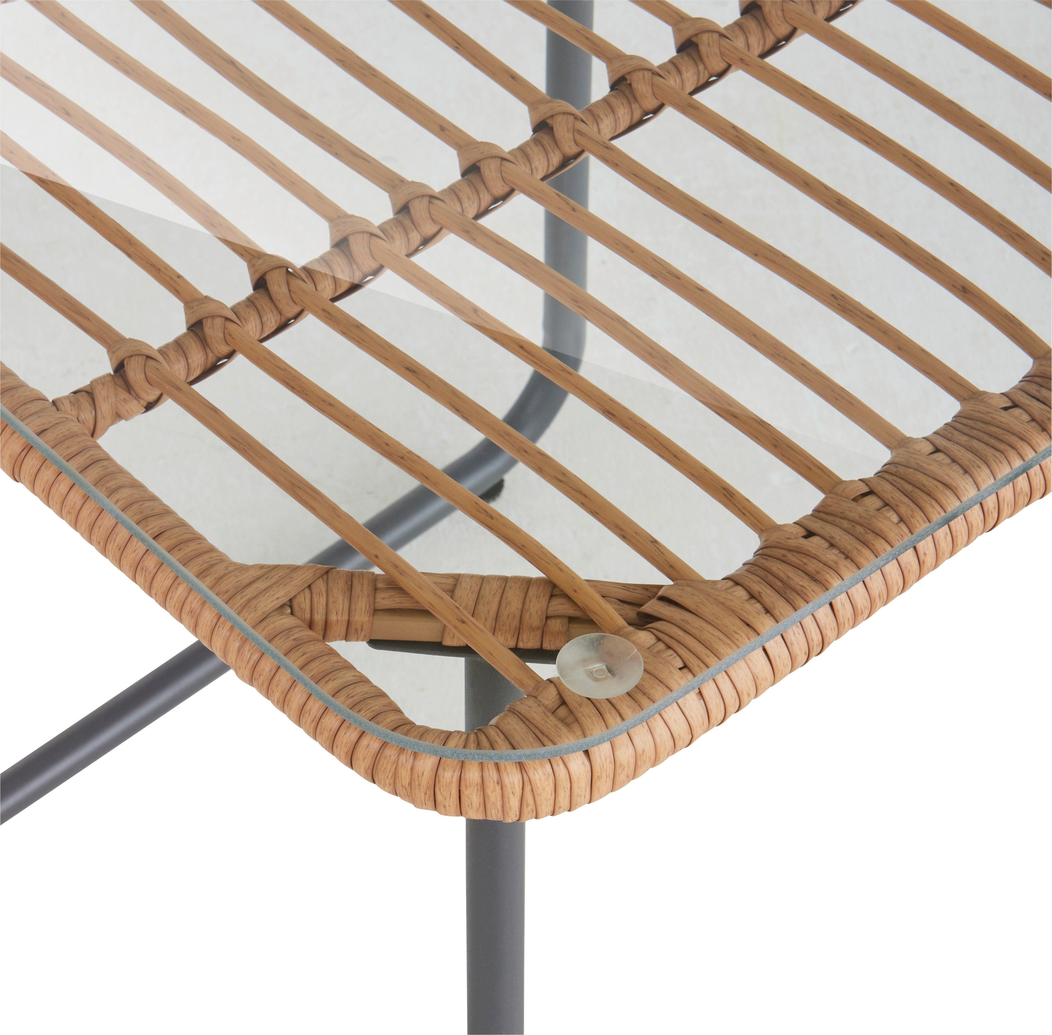 Guido Maria Kretschmer Home&Living Gartenlounge-Set Naxos, (9-tlg), mit natürlichem Look und gemütlichen Kissen