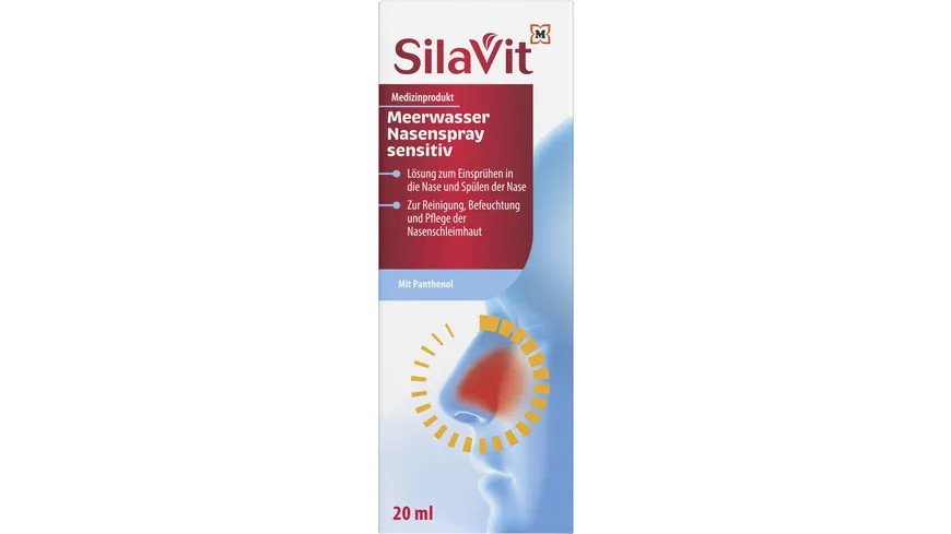 SilaVit Nasenspray Meerwasser Sensitiv 20 ml
