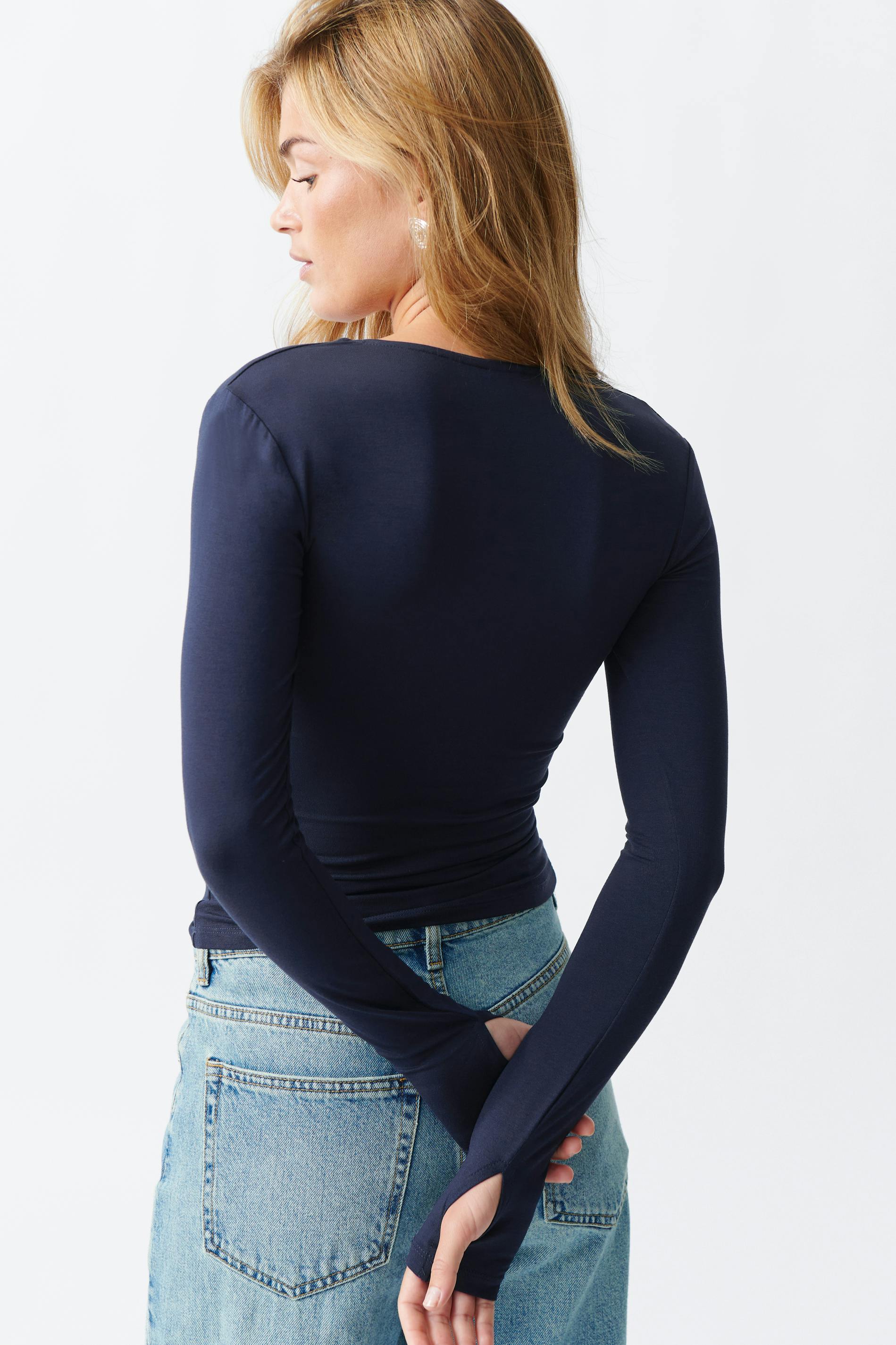 Soft touch v-neck top