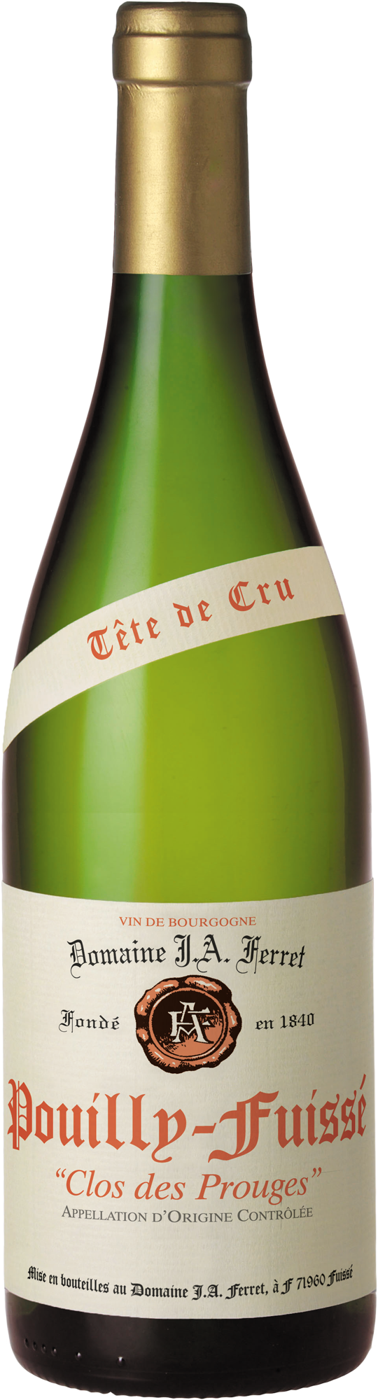 Pouilly fuissé clos des prouges 2020