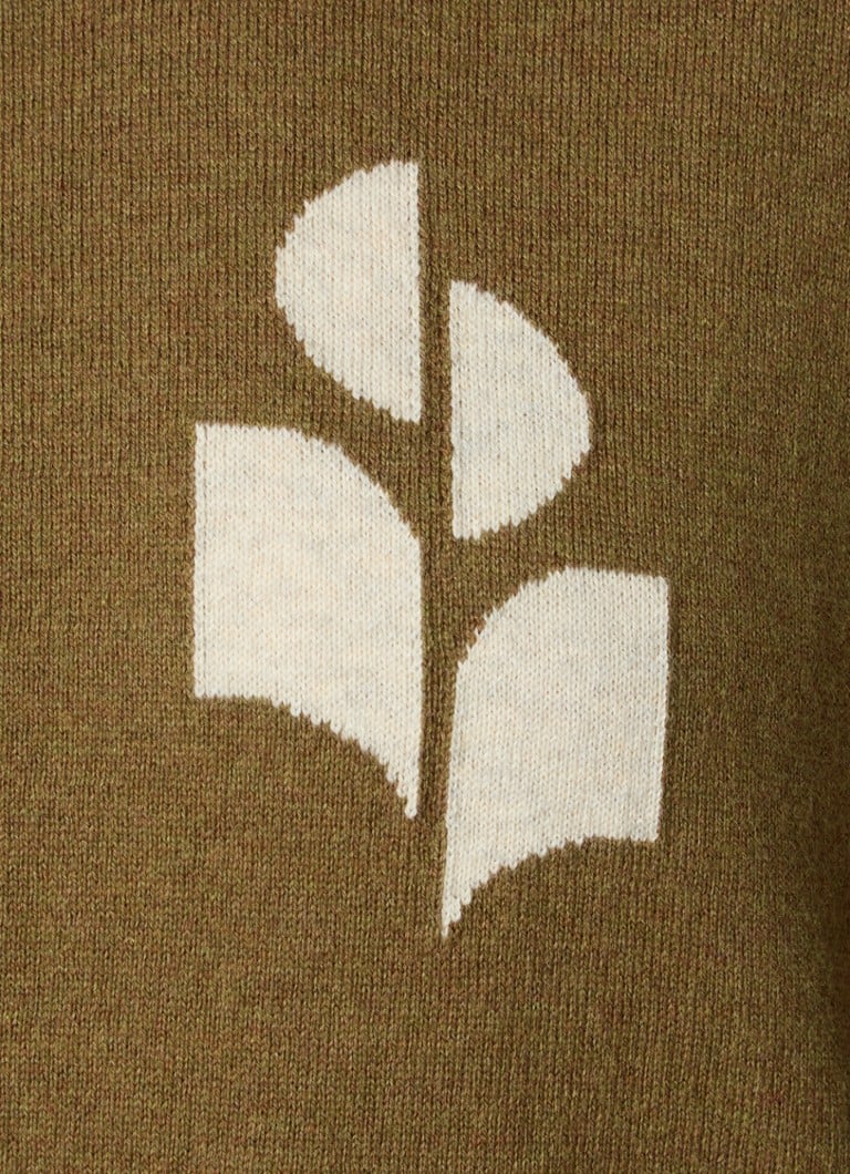 Feinstrickpullover von Isabel Marant Marisan mit eingestricktem Logo