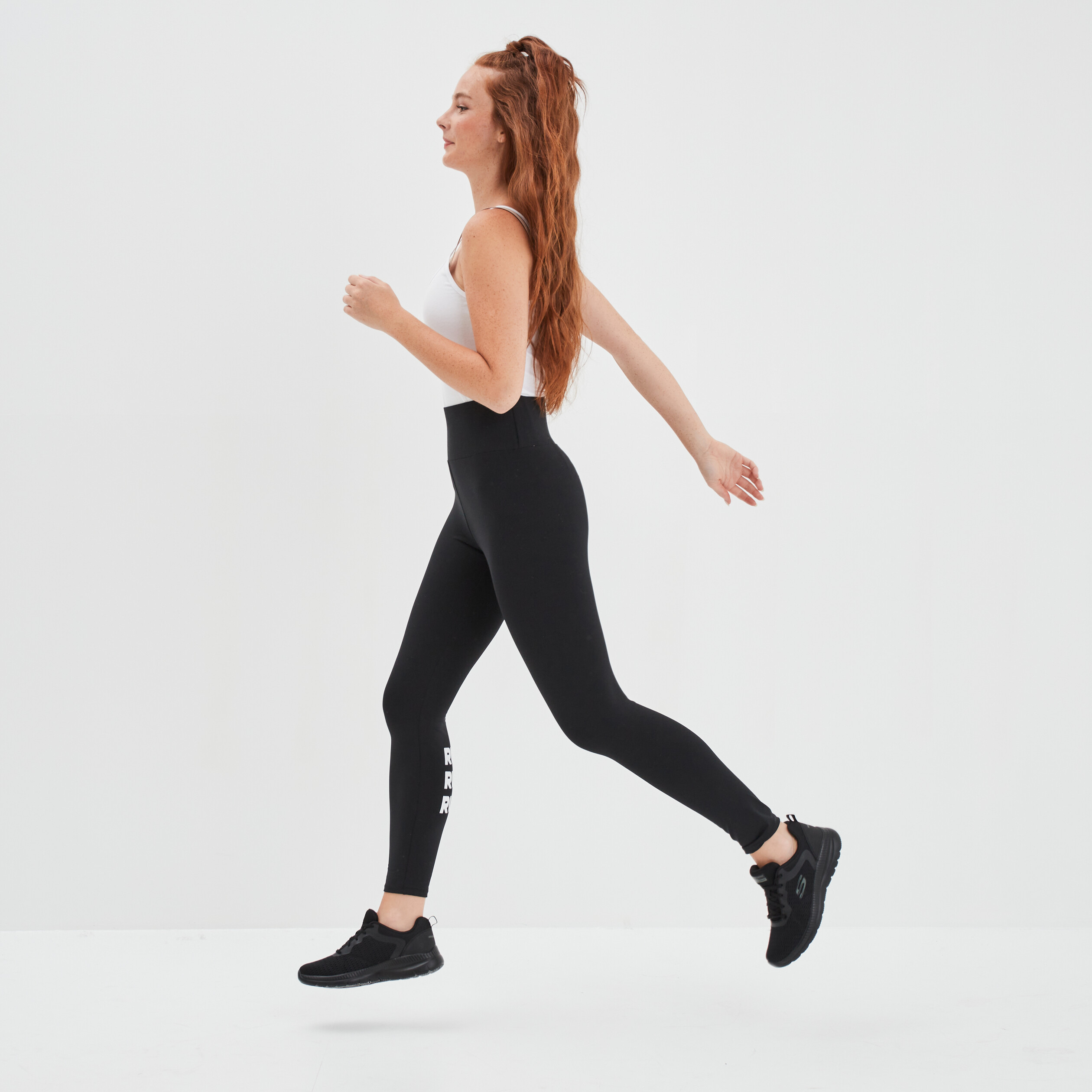 Legging taille extra haute noir femme | La Halle