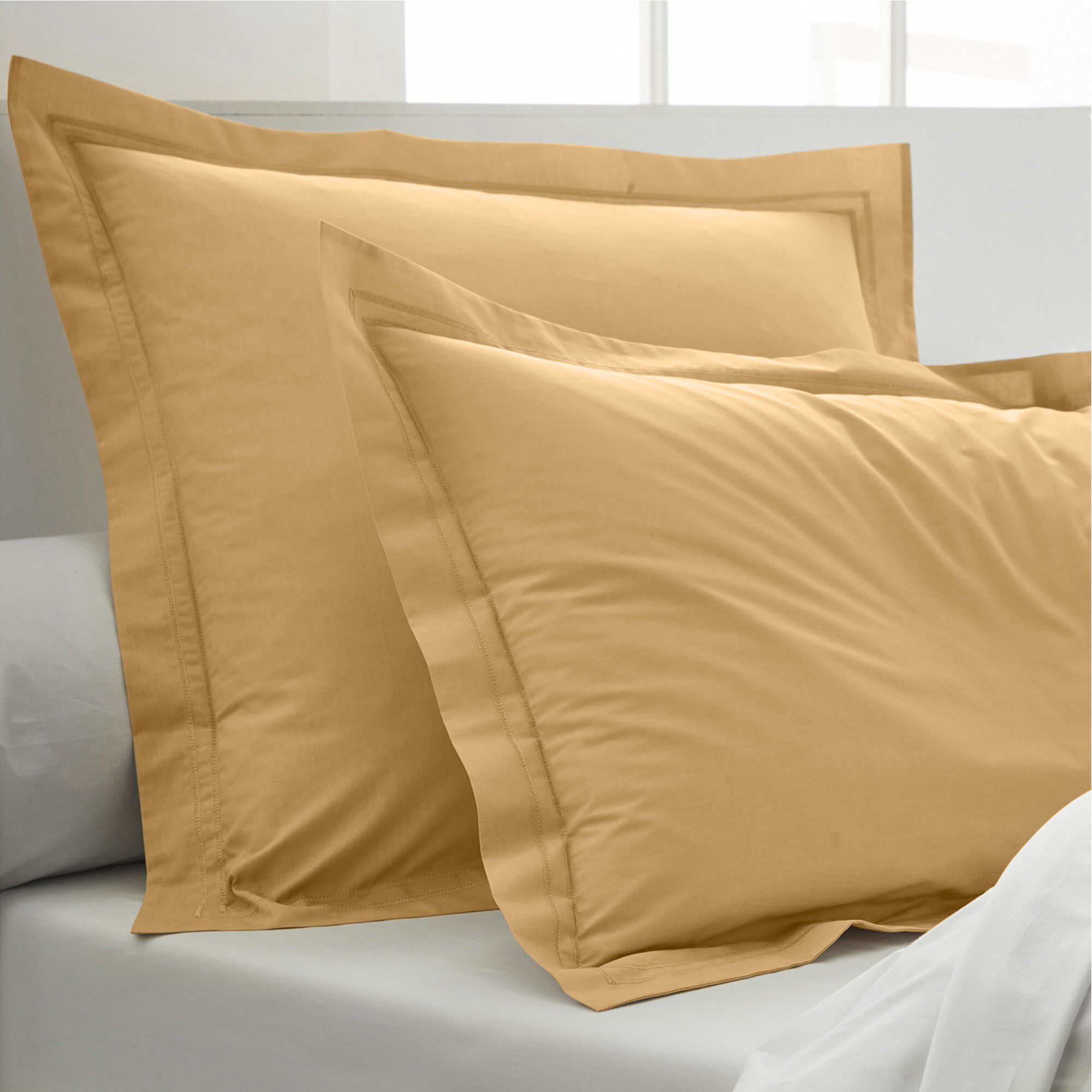 Linge de lit uni percale