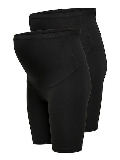 ONLY MATERNITY Umstandsshorts OLMLOVELY SHORTS JRS MAT 2 PACK NOOS (Set, 2-tlg)