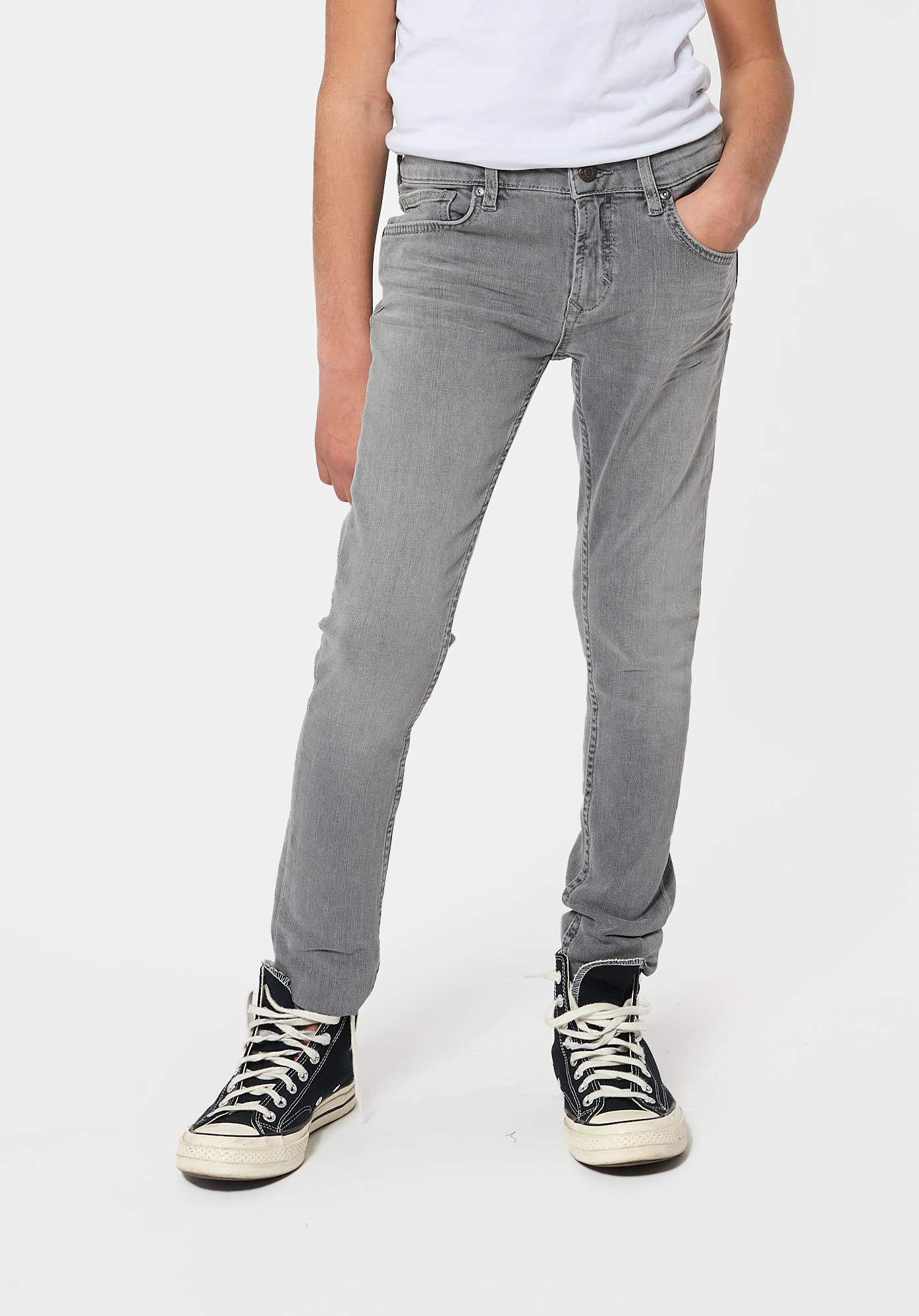 VOZ    Jean skinny gris Garçon