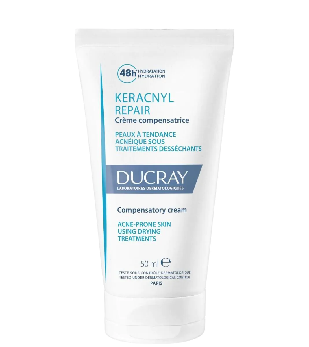 Ducray Keracnyl Repair Αναγεννητική Κρέμα Προσώπου