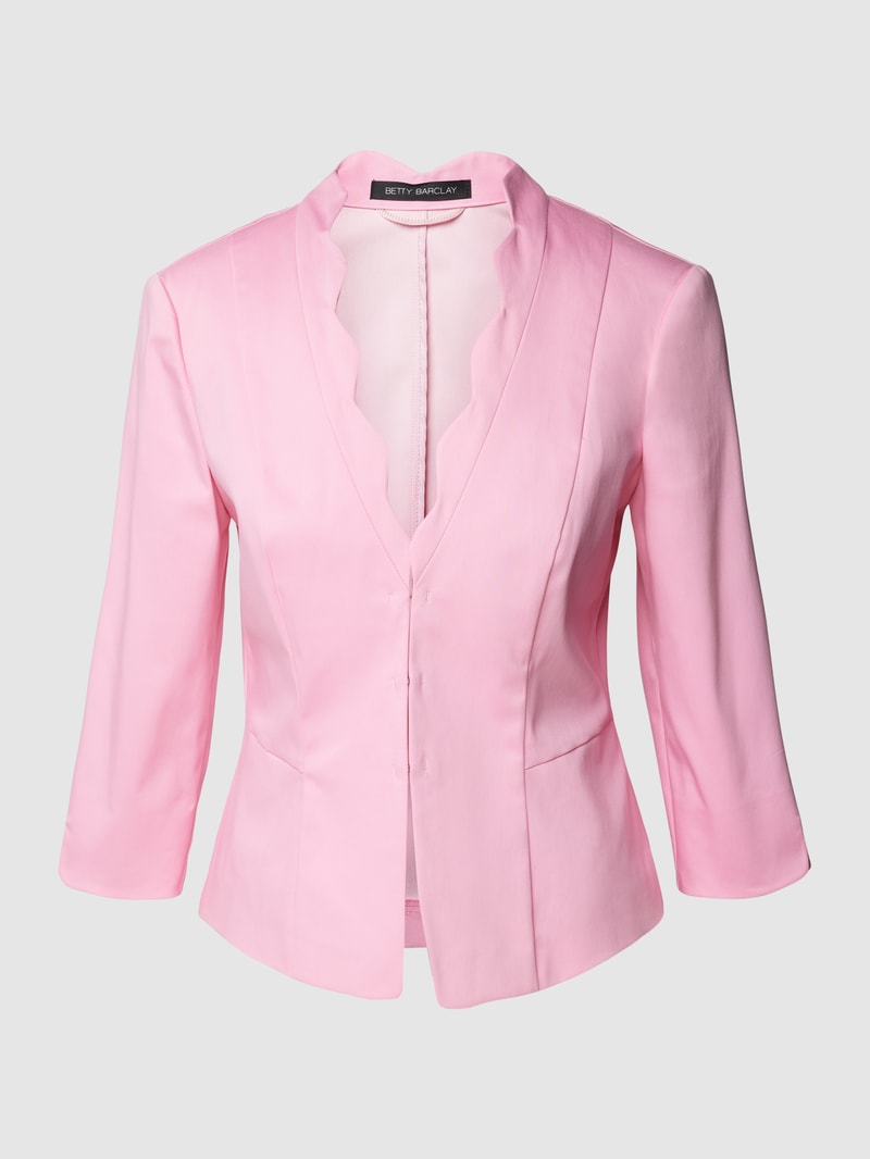 Blazer mit Haken-Verschluss in pink