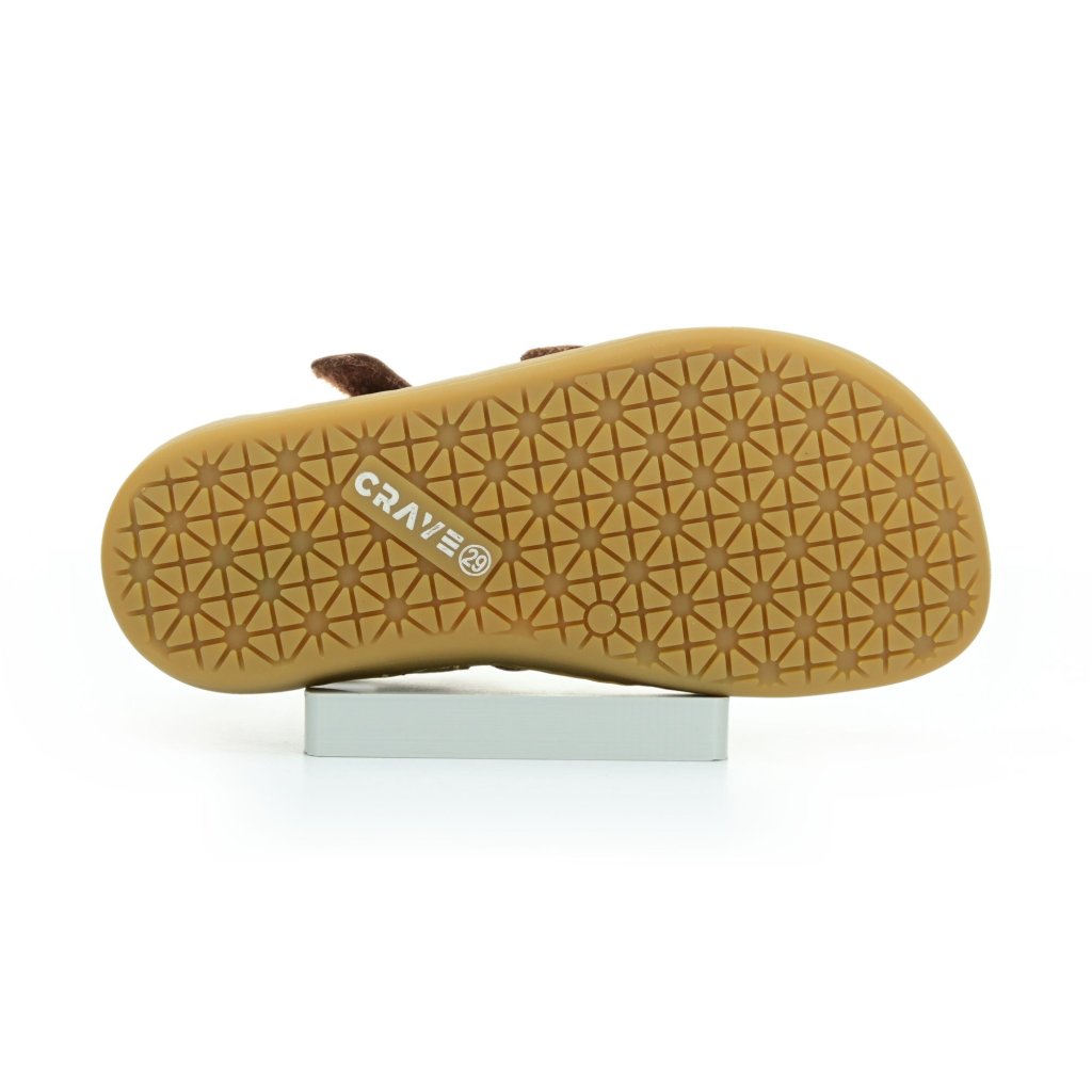 Crave Shellwood Cognac Barfußsandalen