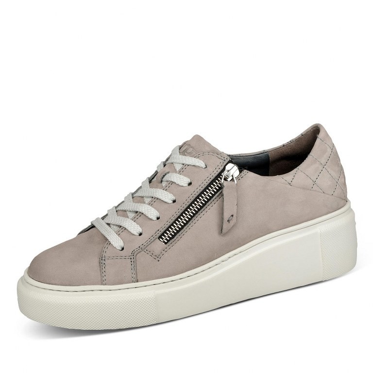 PAUL GREEN Freizeit Schnürer grau OLD NUBUK grey