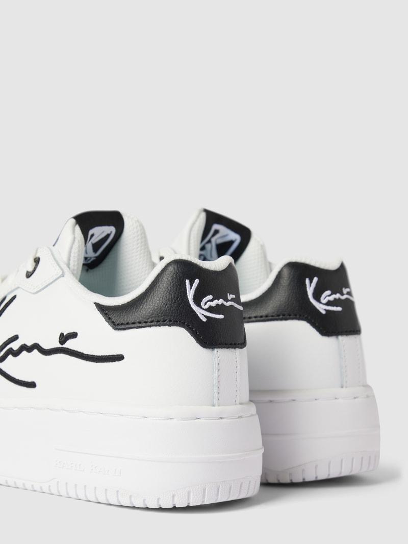 Sneaker mit Label-Stitching Modell '89 UP' in weiss