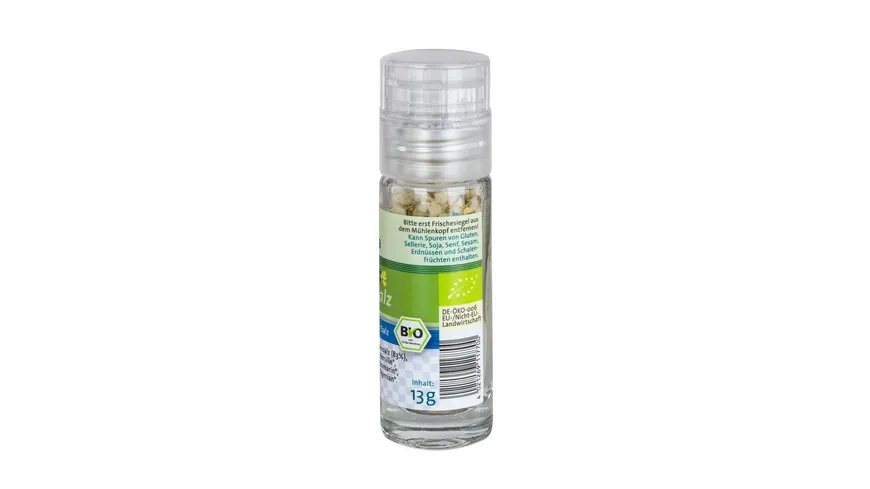 Herbaria Kräuter Brotzeitsalz bio Mini-Mühle 11 g