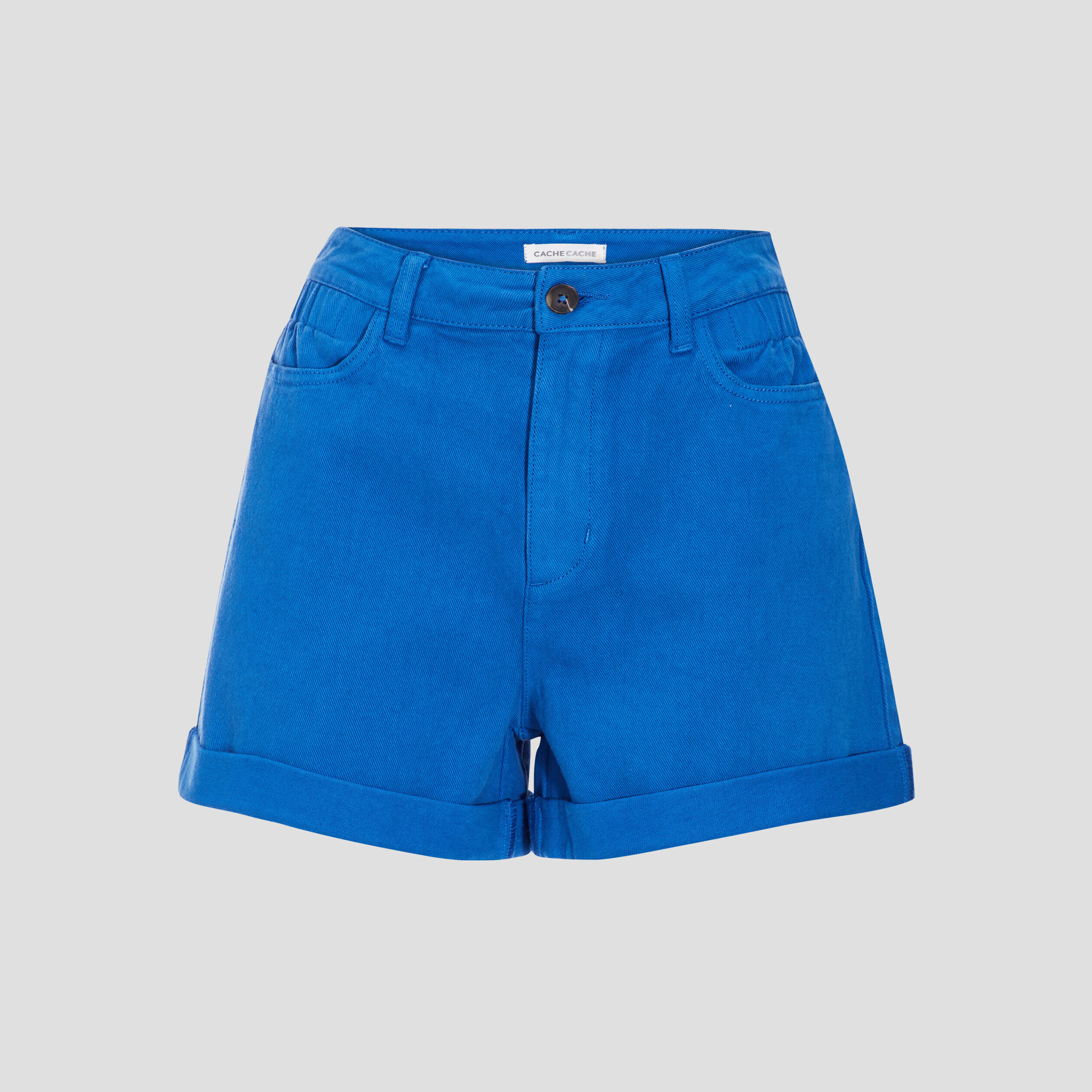Short à ourlets bleu roi femme | Cache Cache