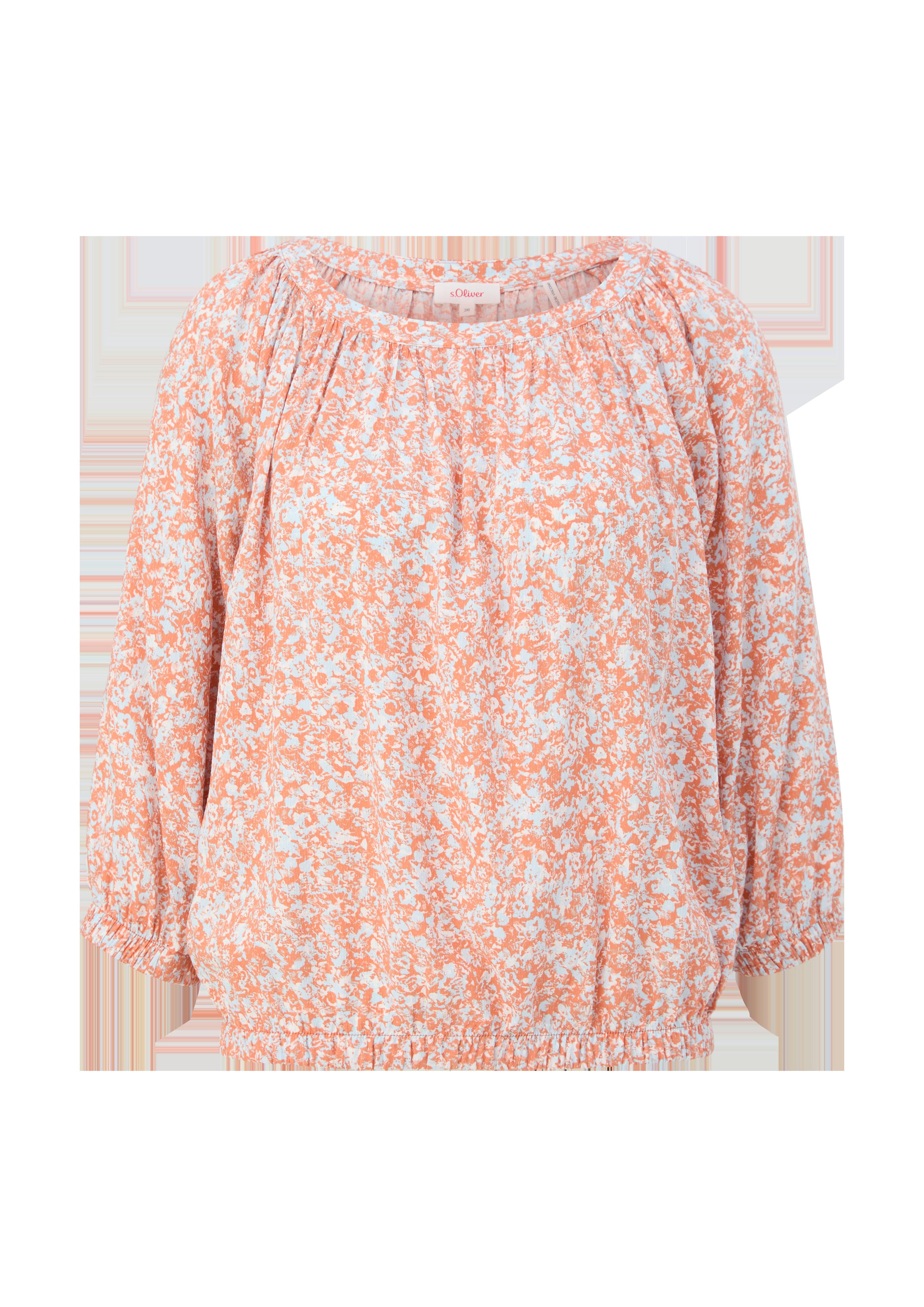 Viskosebluse mit Allover-Muster  2128336-27A1