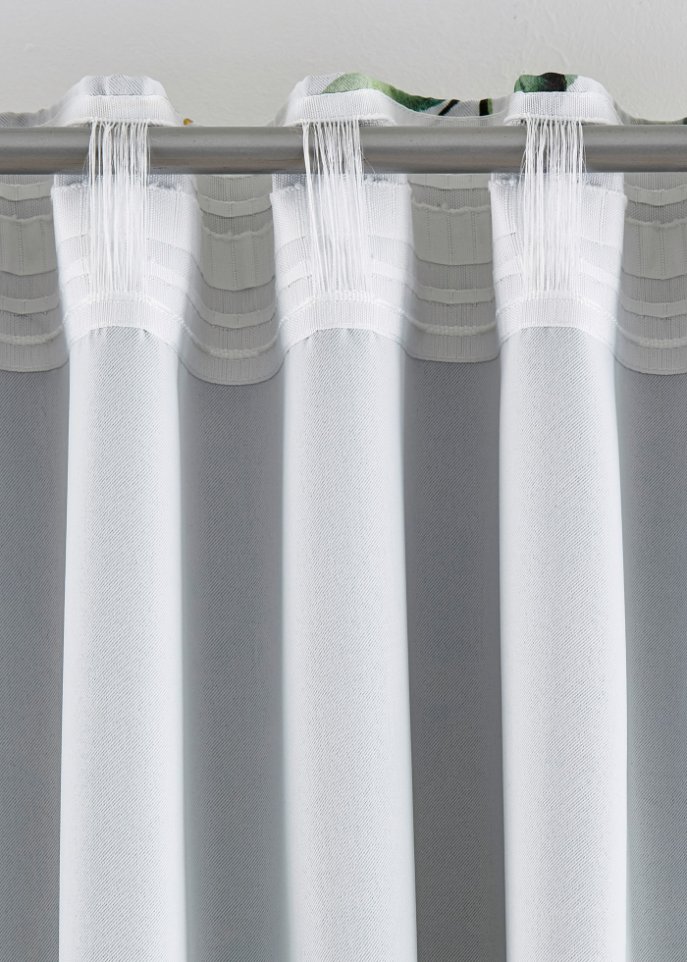 Verdunkelungsvorhang mit recyceltem Polyester (1er Pack)