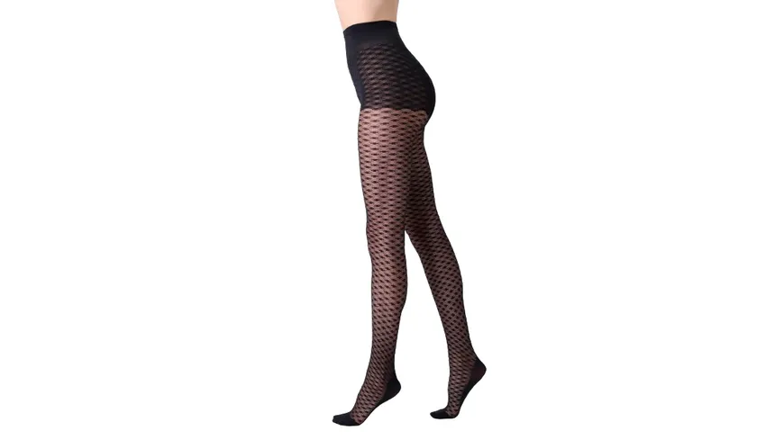 OROBLU Damen Feinstrumpfhose Eco Sneakers Craft Tights 40 DEN 590 Schwarz