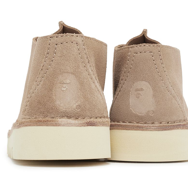 A Bathing Ape Center Seam Shoes M beige