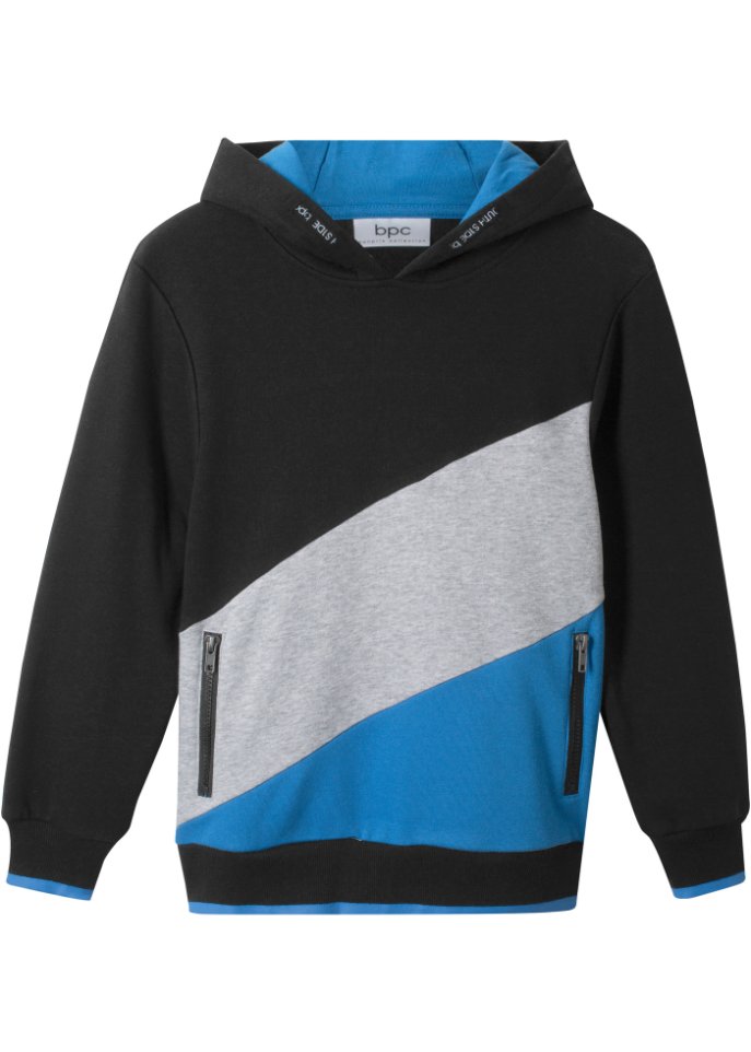 Jungen Kapuzensweatshirt im Colourblock