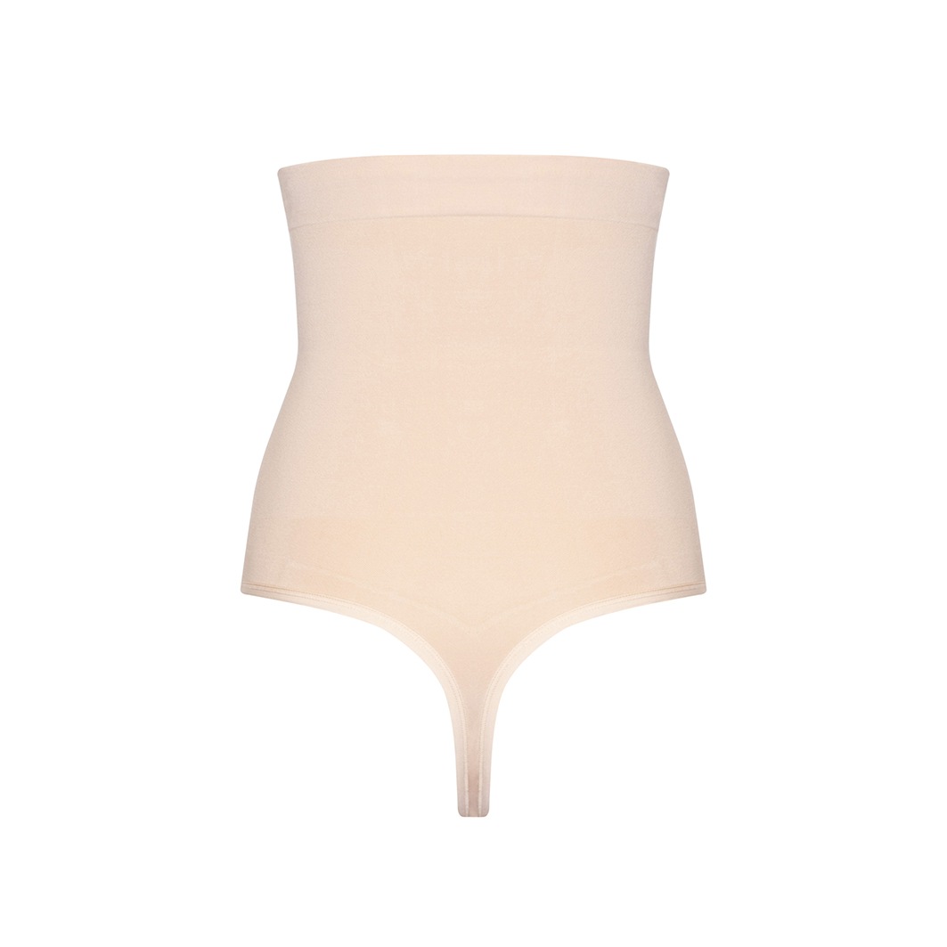 Hight Waist Comfort Thong Latte