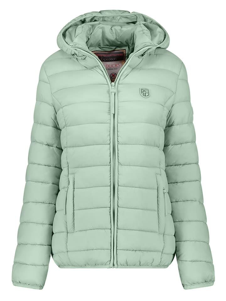 Geographical Norway Steppjacke in Grün günstig kaufen