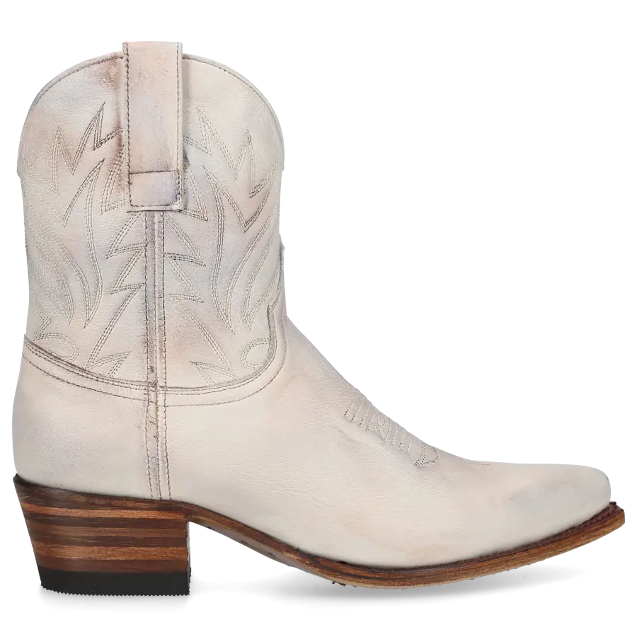 Sendra - Cowboystiefel 16971 Kalbsleder - beige