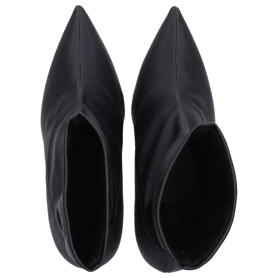 Aquazzura - Stiefeletten YES DARLING 95 Satin - schwarz