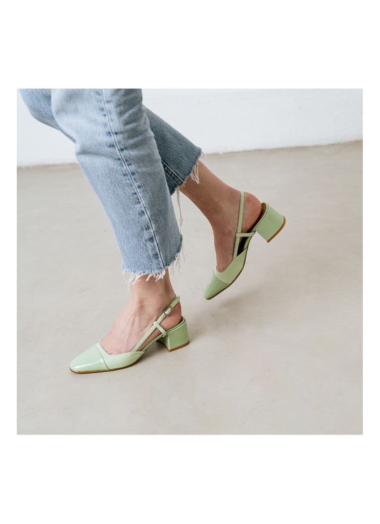 Jonak Dhapopy slingback with patent leather details