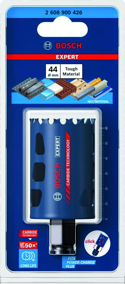 Bosch Blue Accessories 2608900426 Ποτηροτρύπανο Expert Tough Material 44 x 60 mm