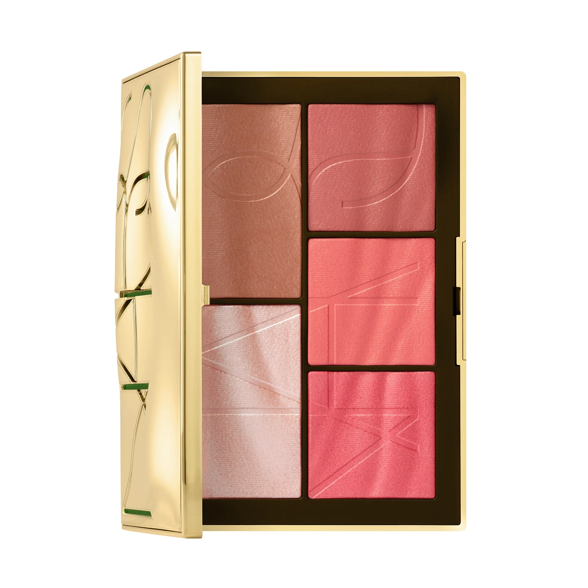 Viso ČISTA LUKSUZNA PALETA ZA ŠMINKU ZA OBRAZE I OČI KOJA REFLEKTIRA SVJETLO - Palette visio