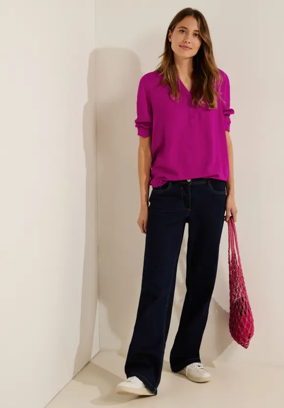 CECIL Viskose Bluse in Unifarbe
